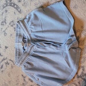 Aeropostale Women's Cotton Blend Shorts - Light Blue - Size XXS